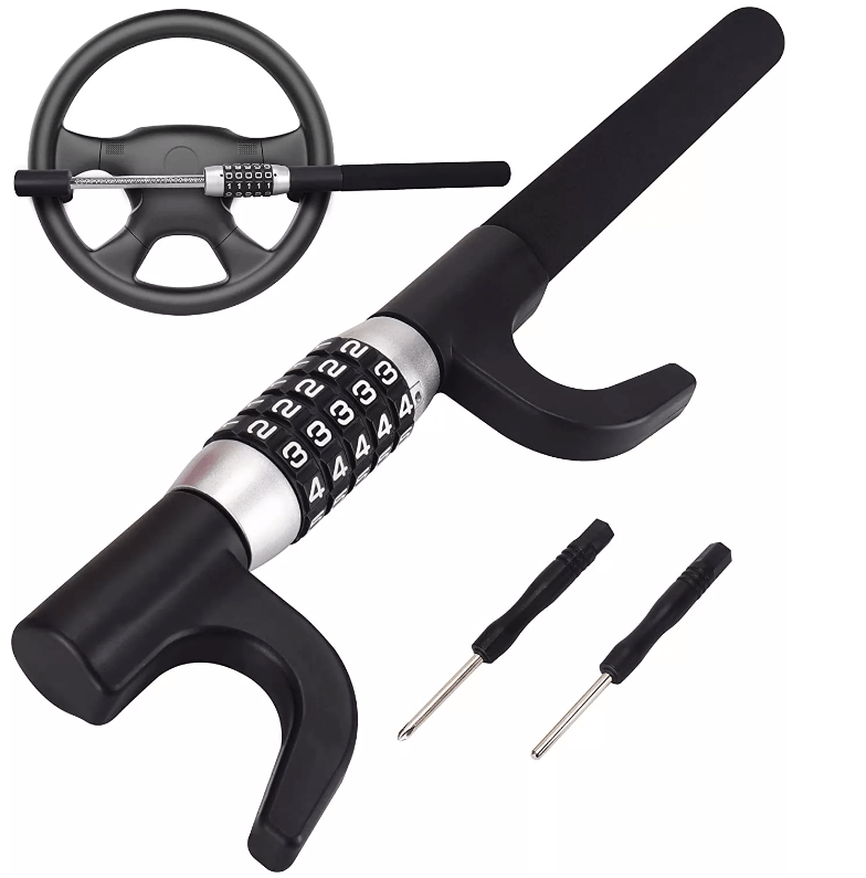 Keyless steering Wheel Lock